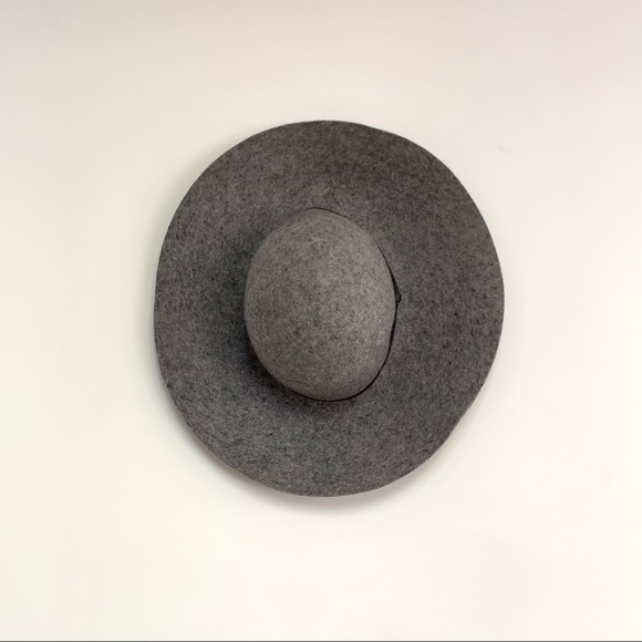 Halogen Wide Brim Wool Floppy Hat Gray - Picture 2 of 10